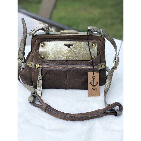 Kooba Small Shoulder Bag Brown Leather Bag - Picture 2 of 7